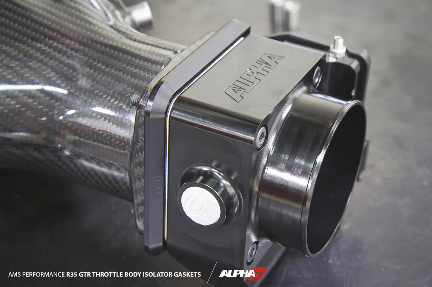 AMS Alpha Performance R35 GTR Throttle Body Isolator Kit - Image 4