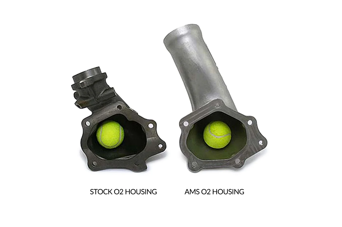 AMS Evo X Widemouth Downpipe - Image 3