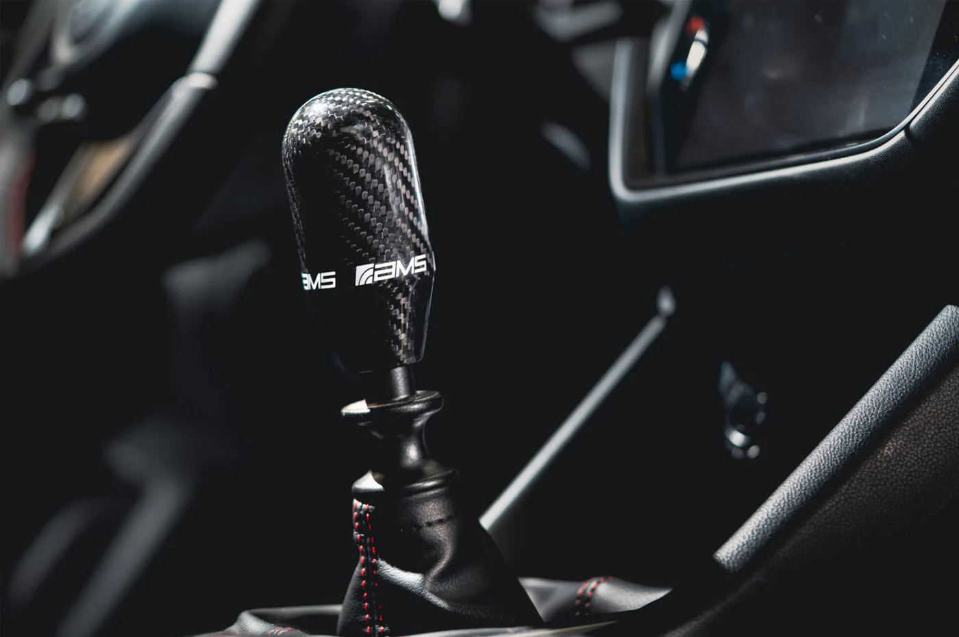AMS Extended Carbon Fiber Weighted Shift Knob for WRX/STi 6-Speed - Image 4