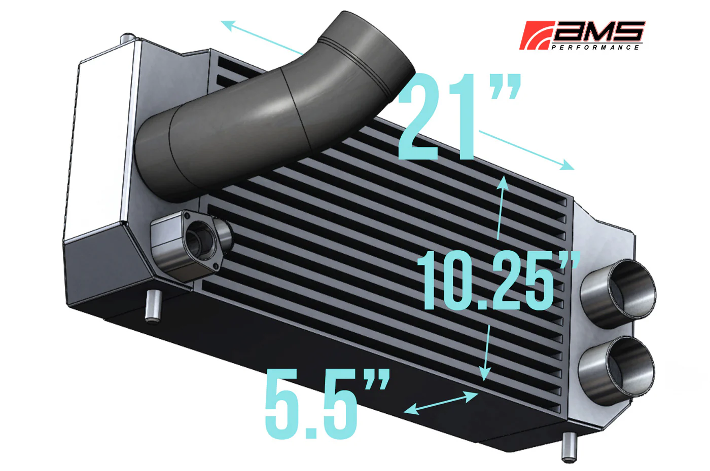 AMS Performance Front Mount Intercooler Kit for Gen 2 Ford Raptor (AMS.32.09.0001-1) - Image 4