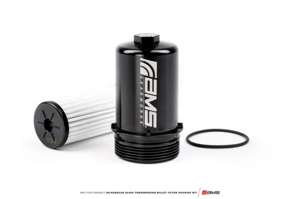 AMS Performance Huracan / R8 V10 DL800 Transmission Billet Filter Housing Kit (With OEM Filter) - Image 3