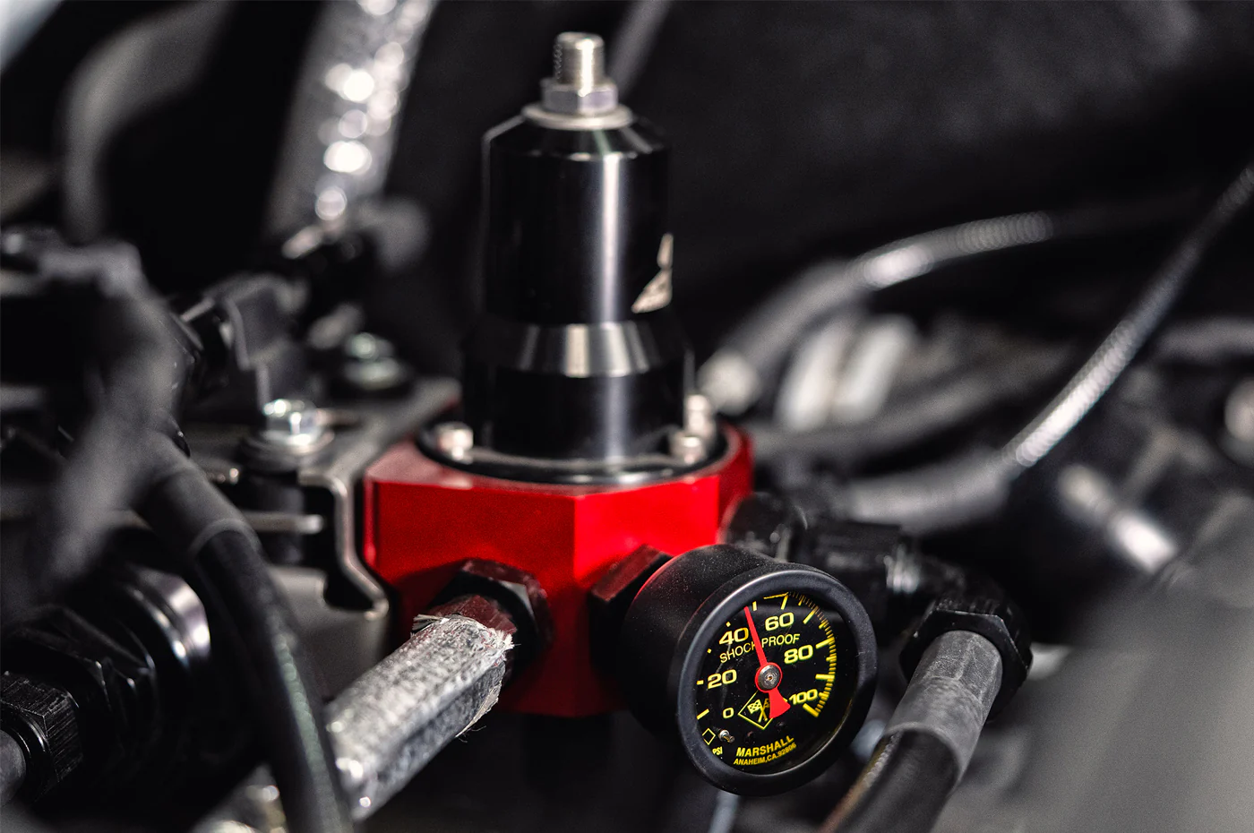 AMS Alpha Fuel Pressure Regulator & Line Kit for 17+R8 / Huracan - Image 6