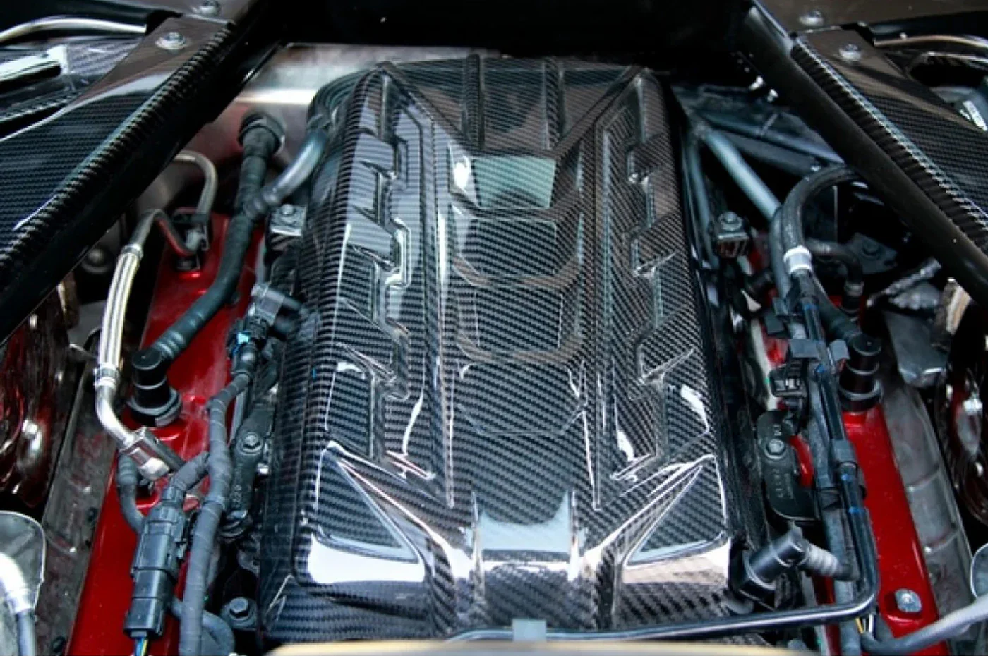 APR Carbon Engine Plenum Cover and Panels Package for 2020+ Chevrolet Corvette C8 - Image 4