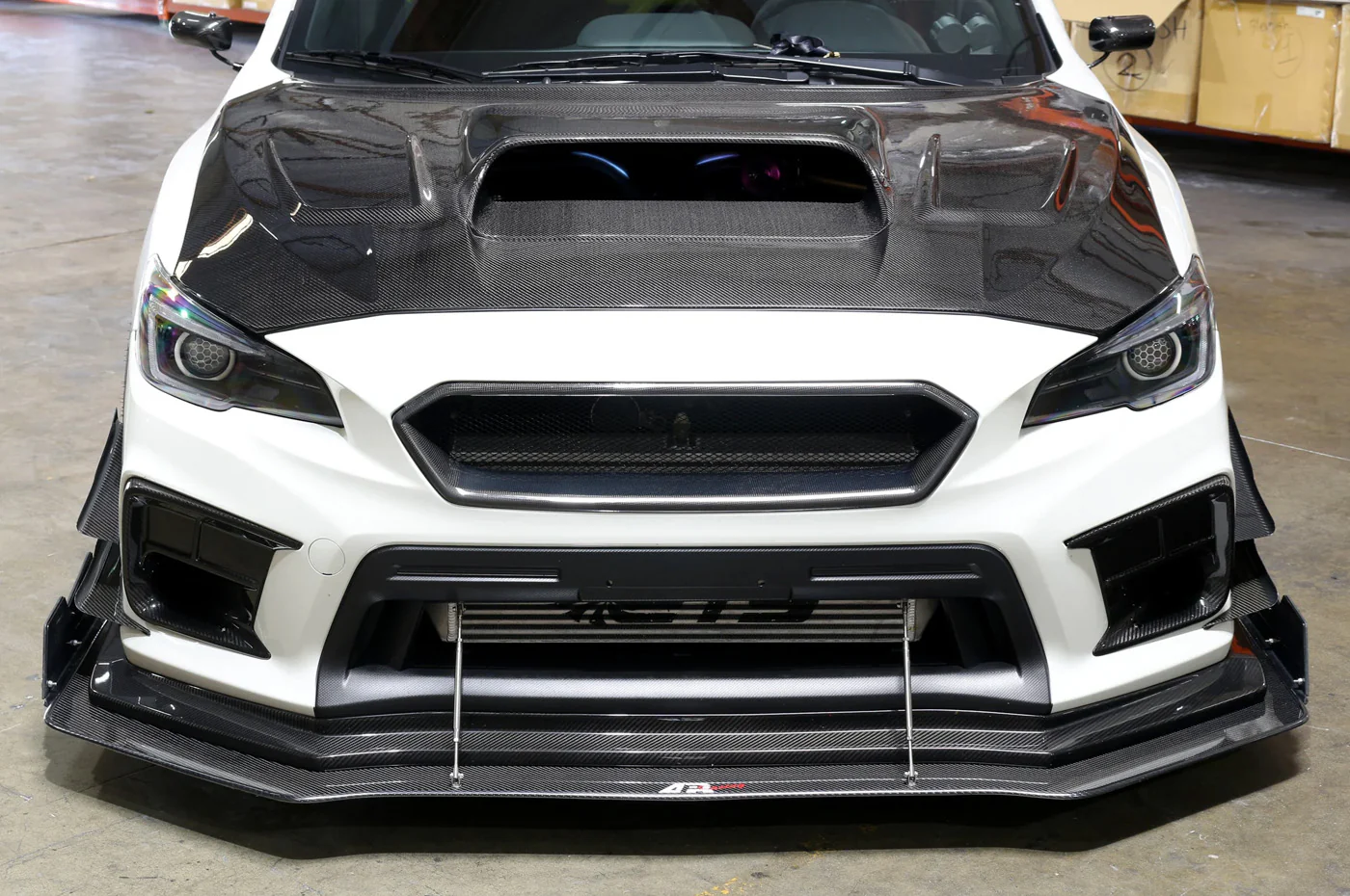 APR Carbon Fiber Front Bumper Canards for 18-21 WRX/STi - Image 10
