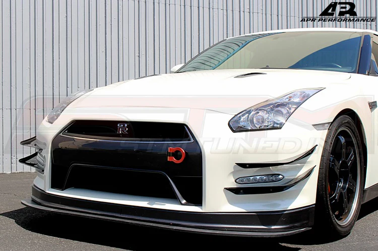 APR Carbon Fiber Front Bumper Canards for 12-16 GTR (AB-603512) - Image 5