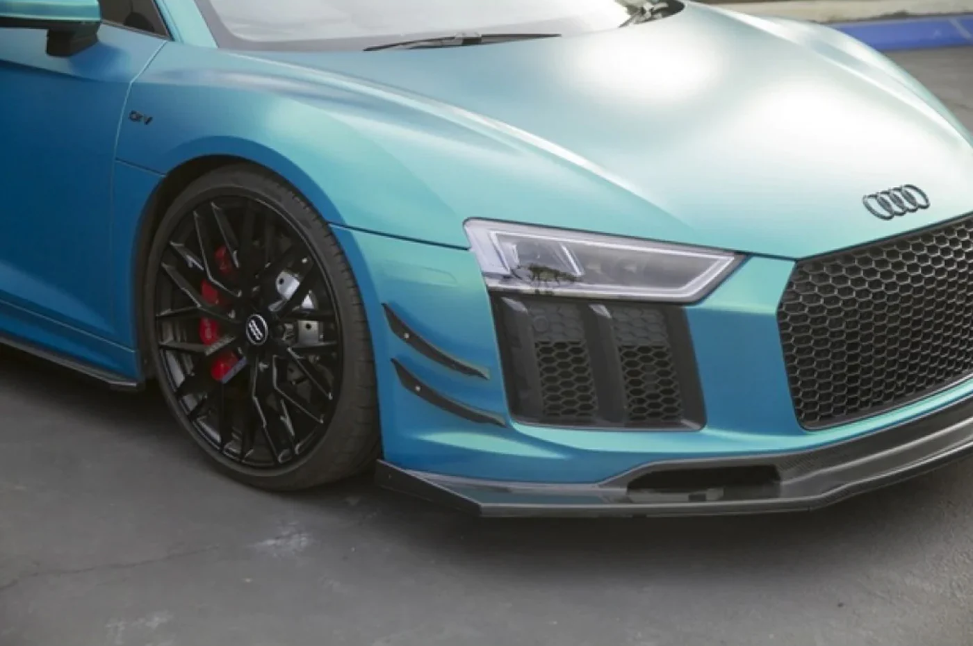 APR Carbon Fiber Front Bumper Canards for 2016-2020 Audi R8 (AB-508682) - Image 3