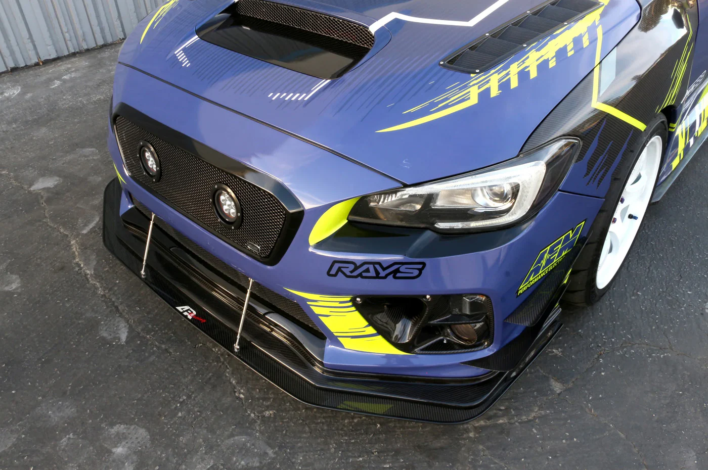 APR Carbon Fiber Front Bumper Canards for 15-17 WRX/STi (AB-808045) - Image 2