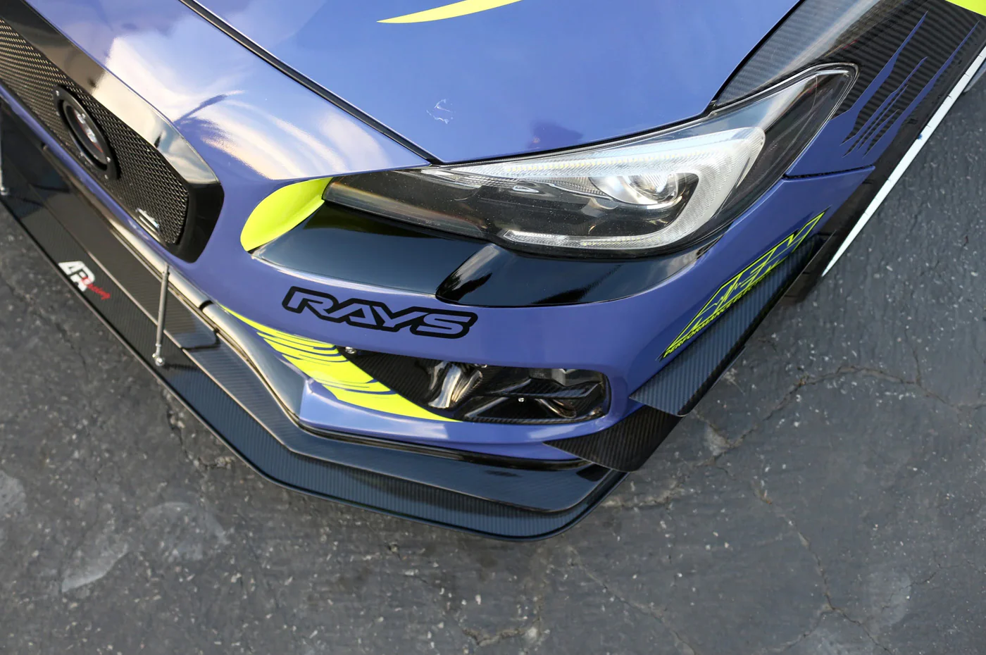 APR Carbon Fiber Front Bumper Canards for 15-17 WRX/STi (AB-808045) - Image 5