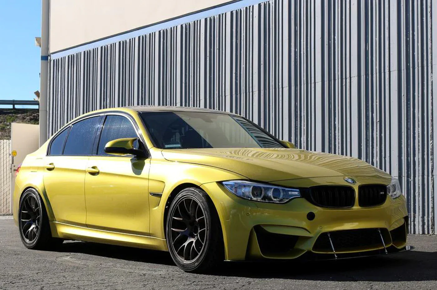 APR Carbon Fiber Front Wind Splitter with Rods for F80 M3 / F82 M4 - Image 4
