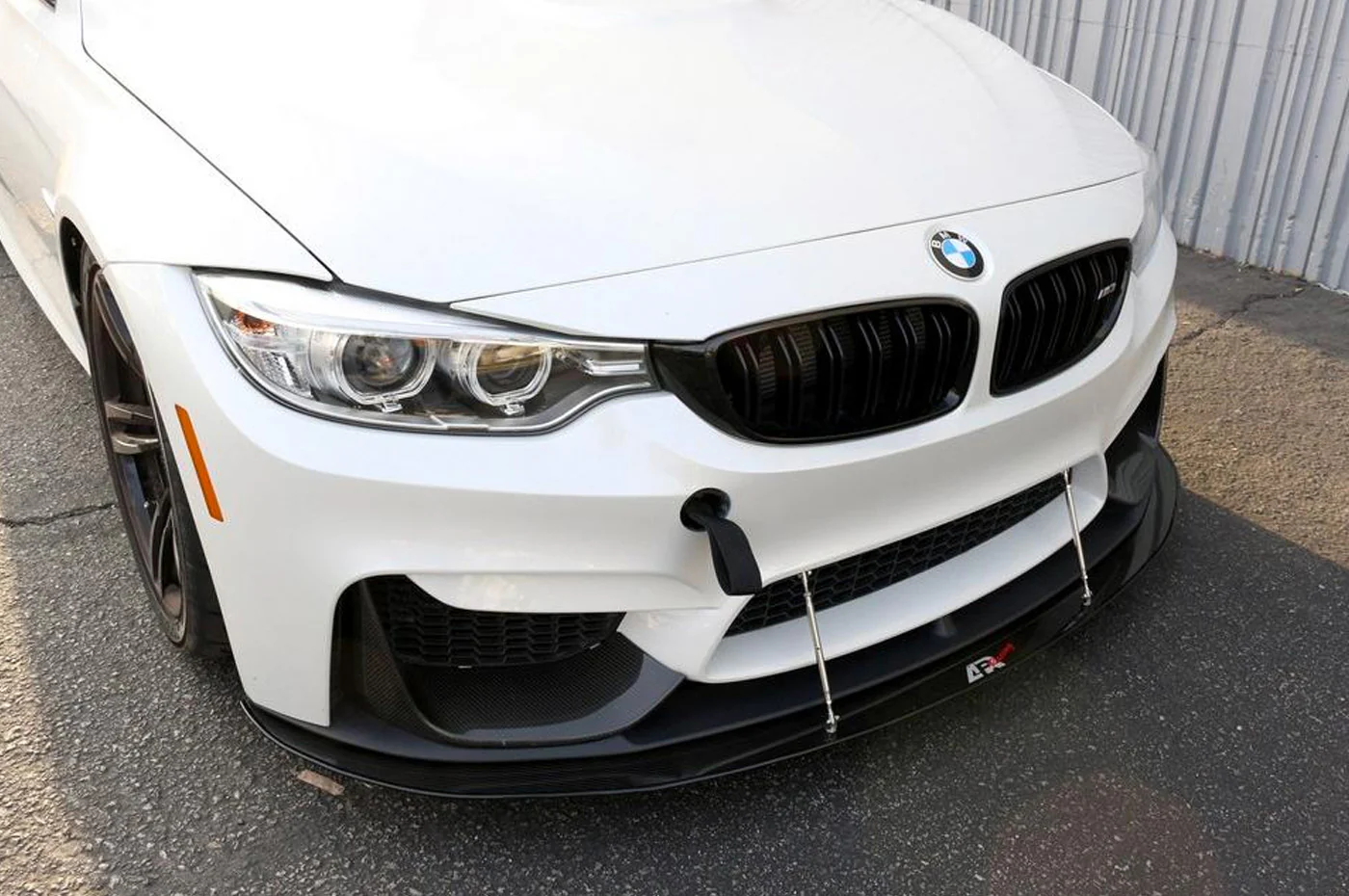 APR Carbon Fiber Front Wind Splitter with Rods for F80 M3 / F82 M4 - Image 6