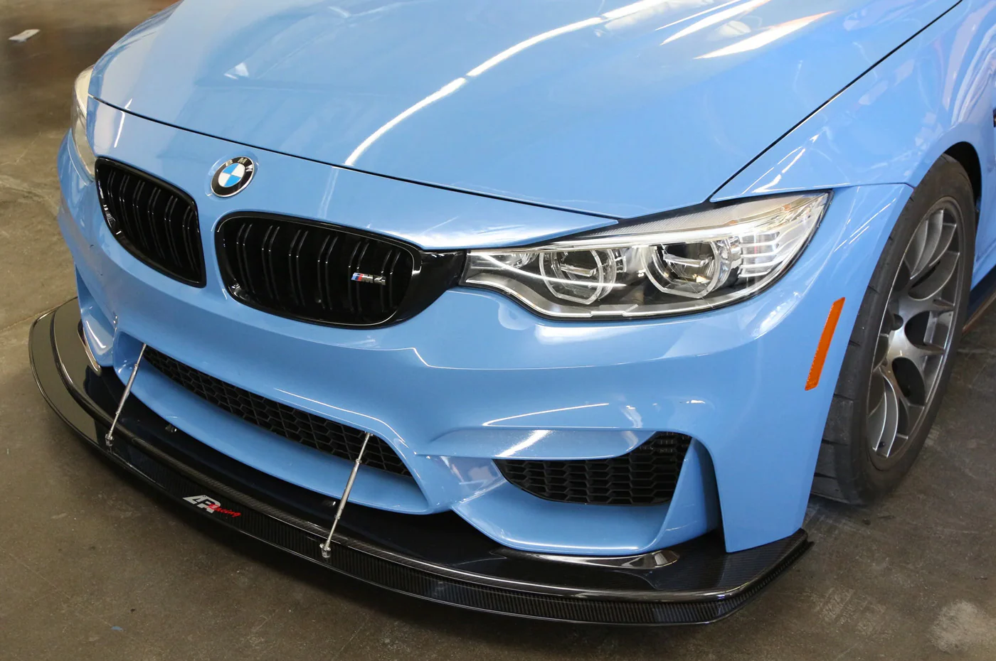 APR Carbon Fiber Front Wind Splitter with Rods for F80 M3 / F82 M4 - Image 8