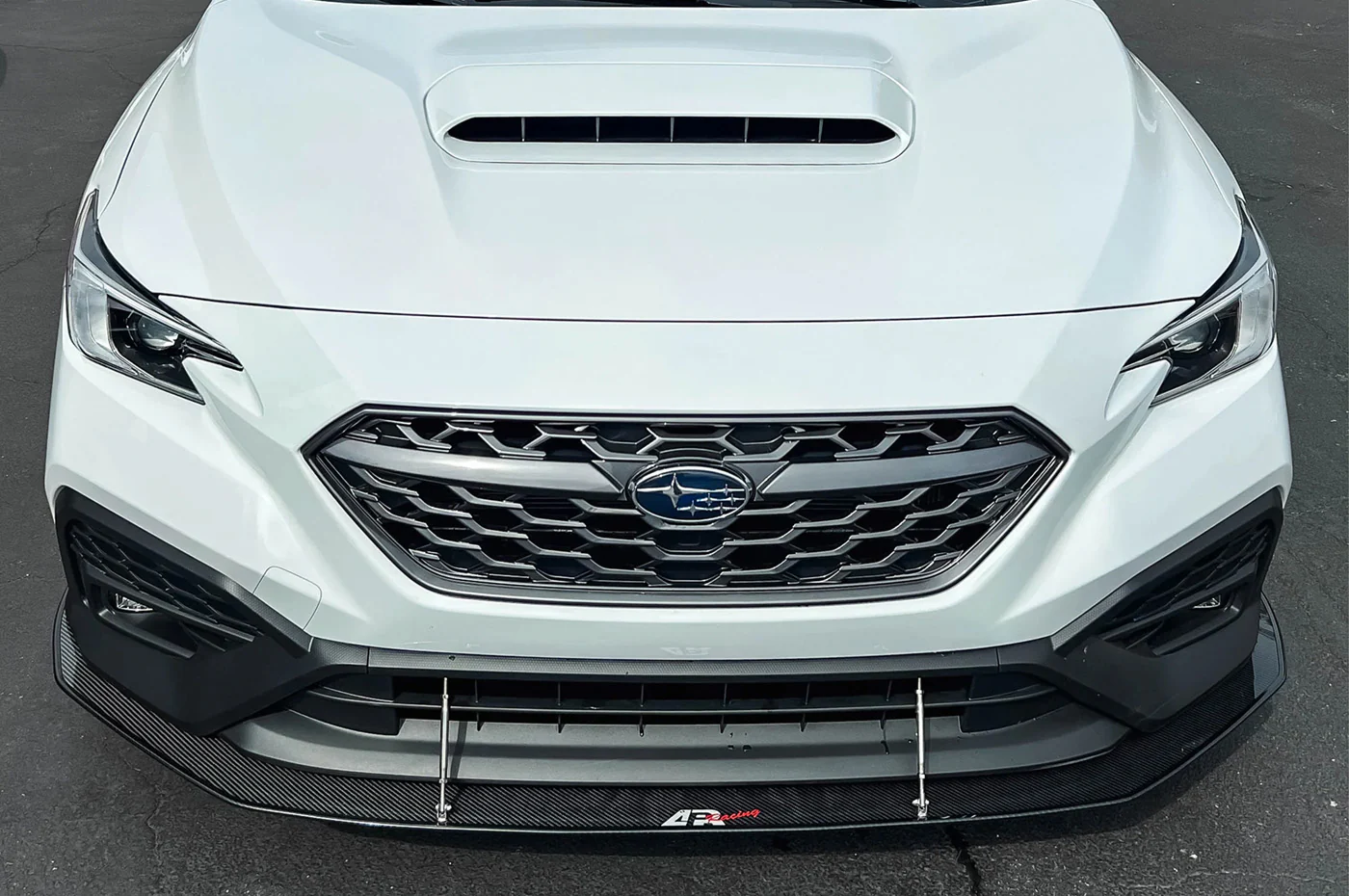 APR Carbon Fiber Front Wind Splitter with Rods for 2022+ WRX (CW-802208) - Image 2