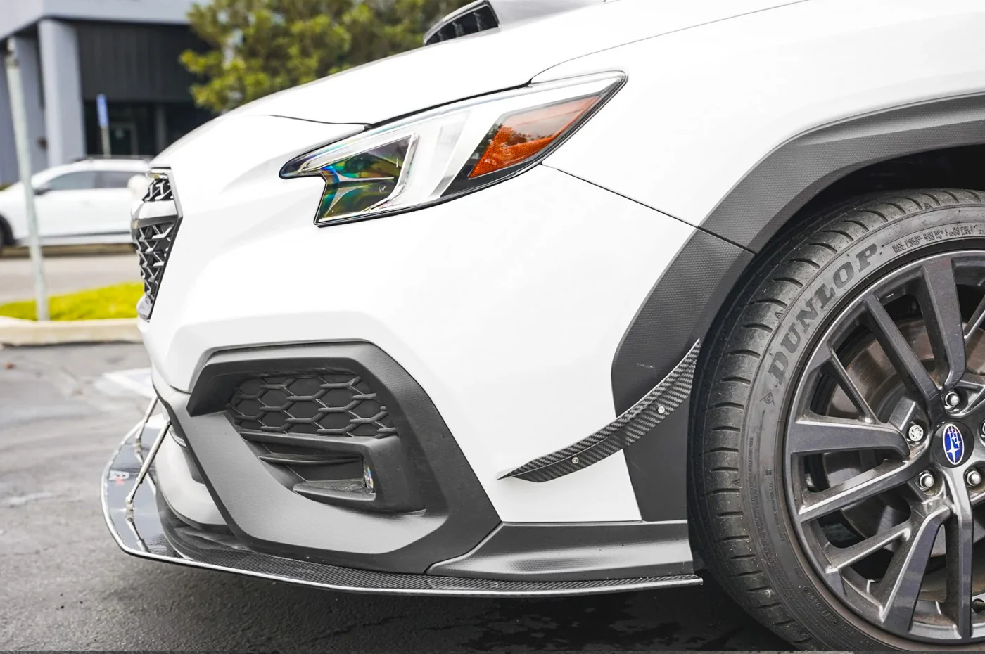 APR Carbon Fiber Front Wind Splitter with Rods for 2022+ WRX (CW-802208) - Image 5
