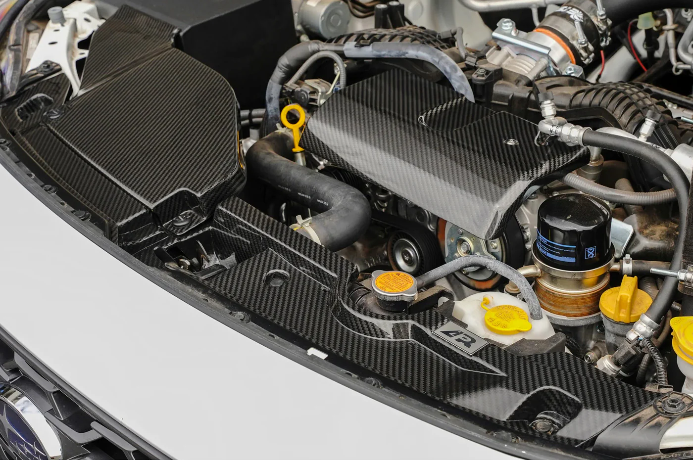 APR Carbon Fiber Radiator Cooling Plate & Intake Enhancement Kit for 2022+ WRX - Image 5
