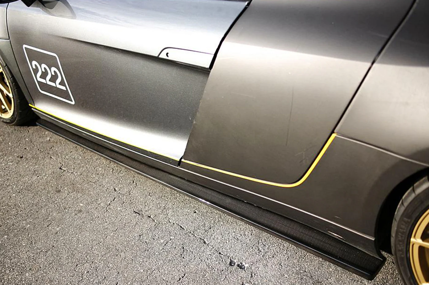 APR Carbon Fiber Side Skirt Extensions for 2006-2015 Audi R8 (FS-508008) - Image 2