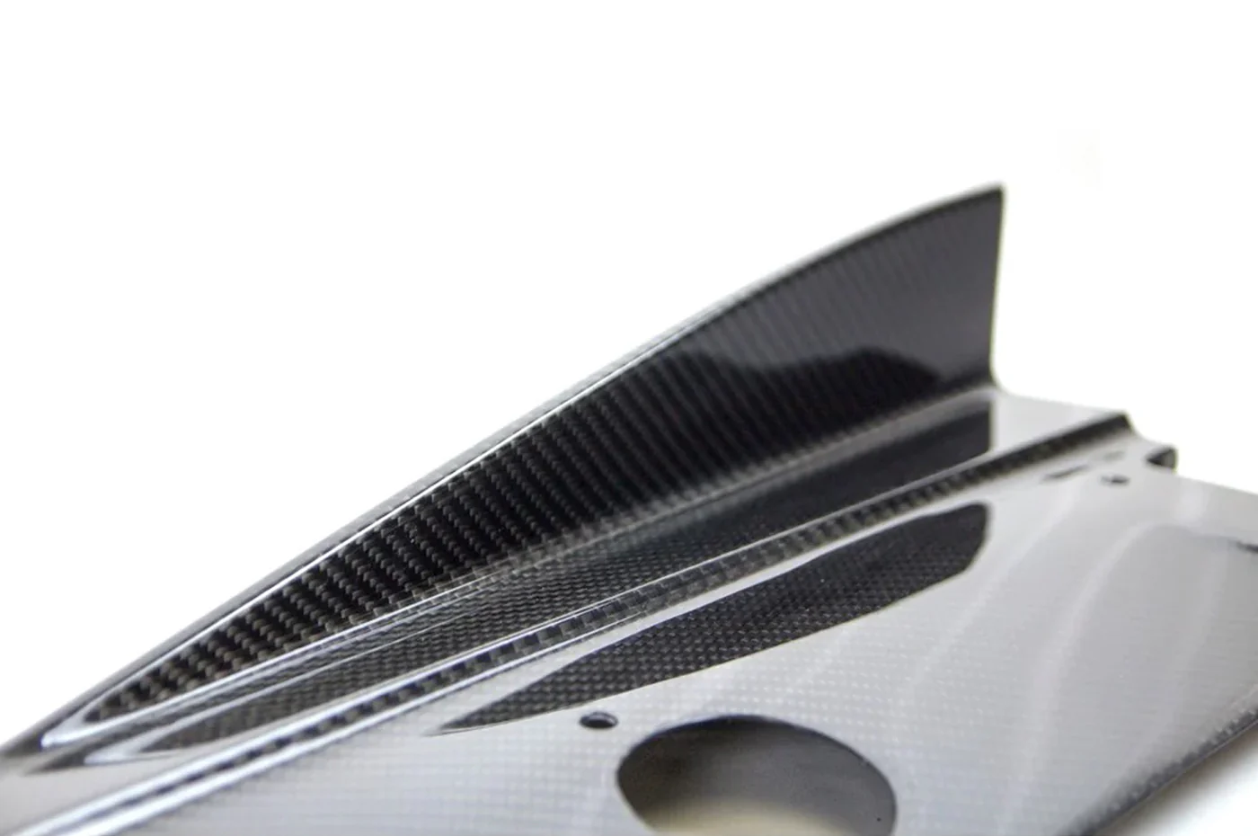 APR Carbon Fiber Side Skirt Extensions for 2016-2020 Audi R8 (FS-508686) - Image 3