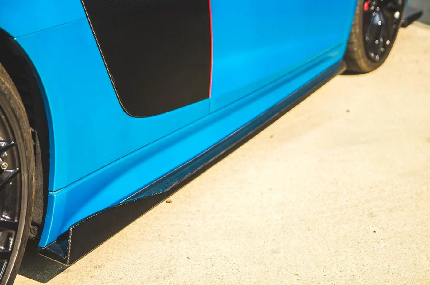 APR Carbon Fiber Side Skirt Extensions for 2016-2020 Audi R8 (FS-508686) - Image 6