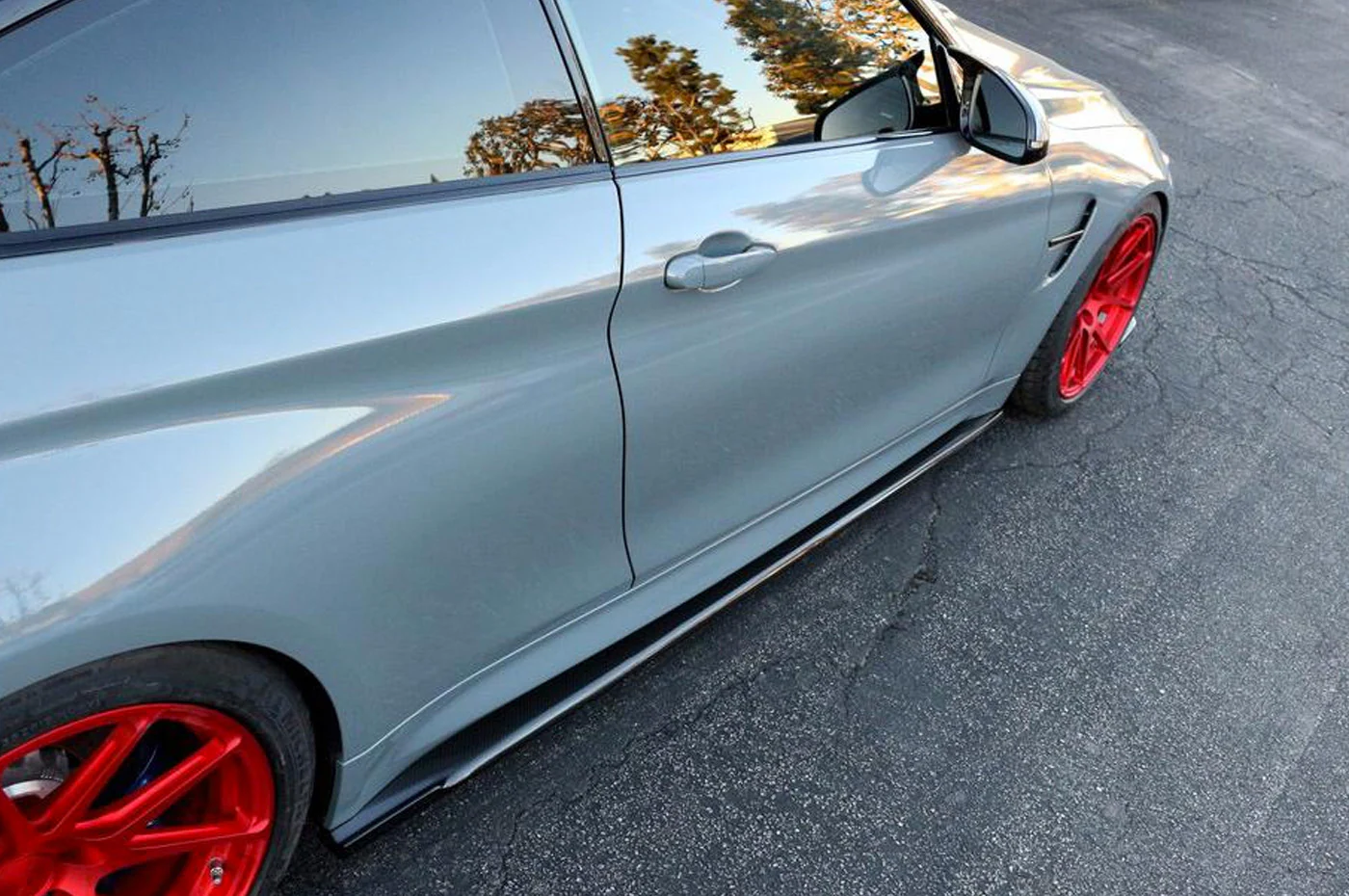 APR Carbon Fiber Side Skirt Extensions for BMW F82 M4 (FS-830402) - Image 3