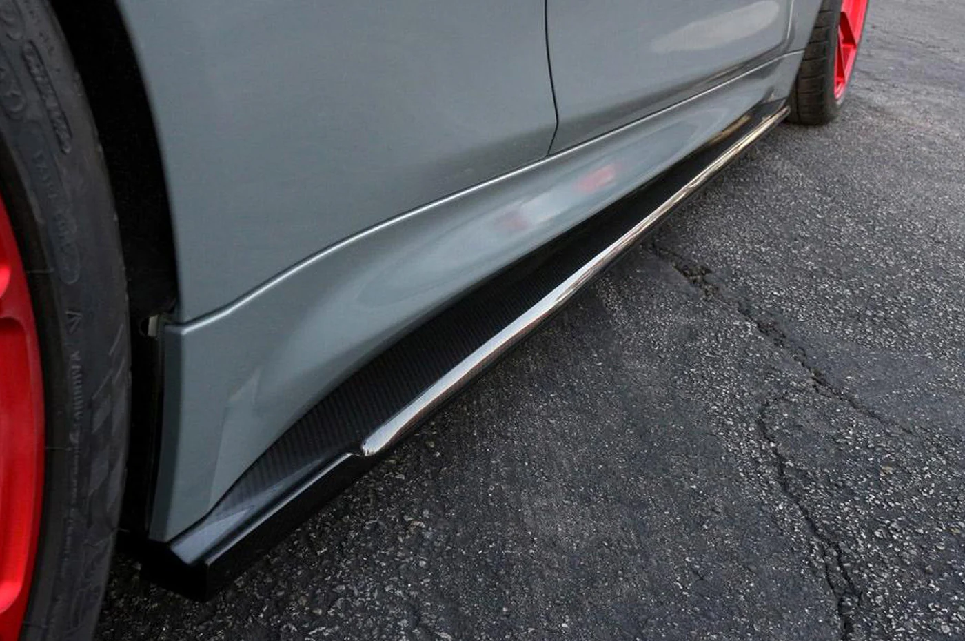 APR Carbon Fiber Side Skirt Extensions for BMW F82 M4 (FS-830402) - Image 4