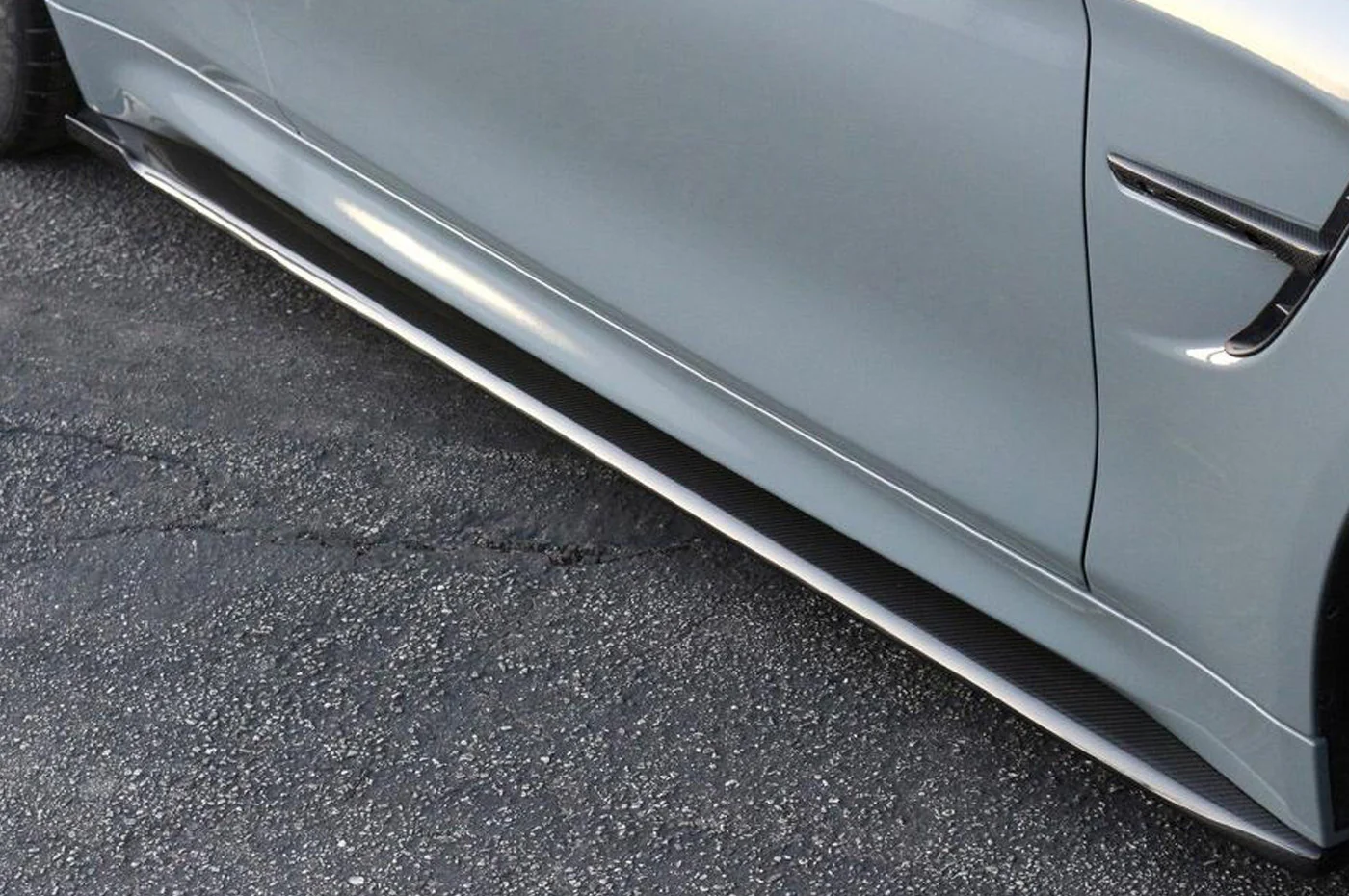 APR Carbon Fiber Side Skirt Extensions for BMW F82 M4 (FS-830402) - Image 5