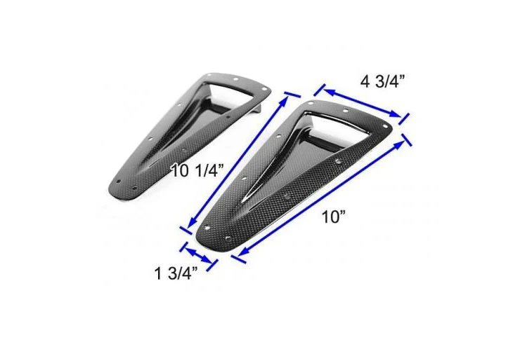 APR Carbon Fiber Universal Air Inlet Ducts Type 2 (NACA-032026) - Image 3