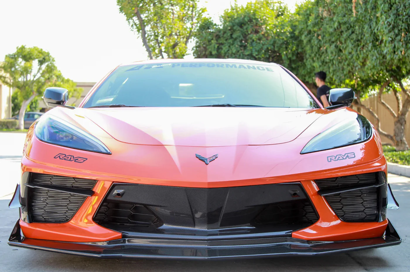 APR Carbon Front Bumper Center Bezel for 2020+ Chevrolet Corvette C8 (CBX-C8CBEZEL) - Image 3