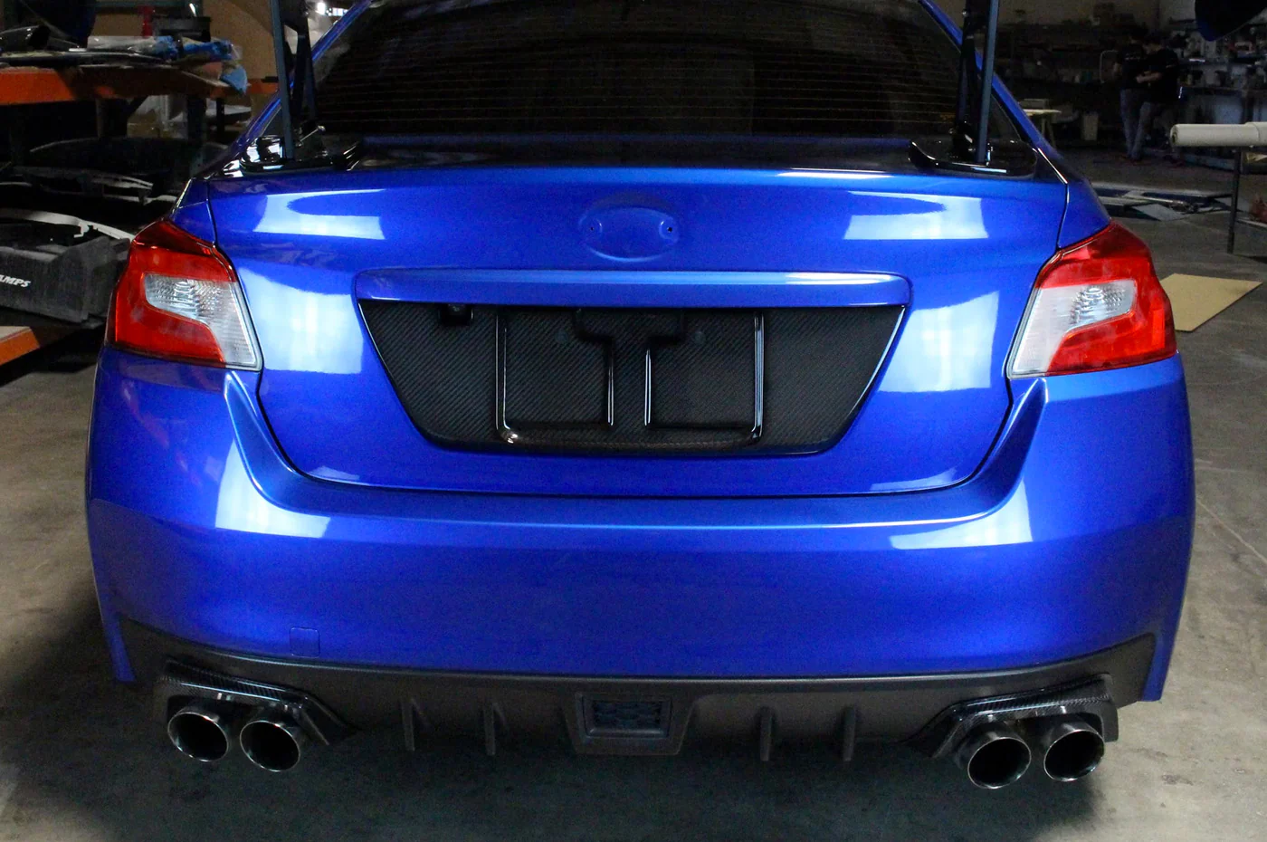 APR Carbon Fiber License Plate Frame for 2015-2021 WRX/ STi (CBX-WRXLIC15) - Image 5