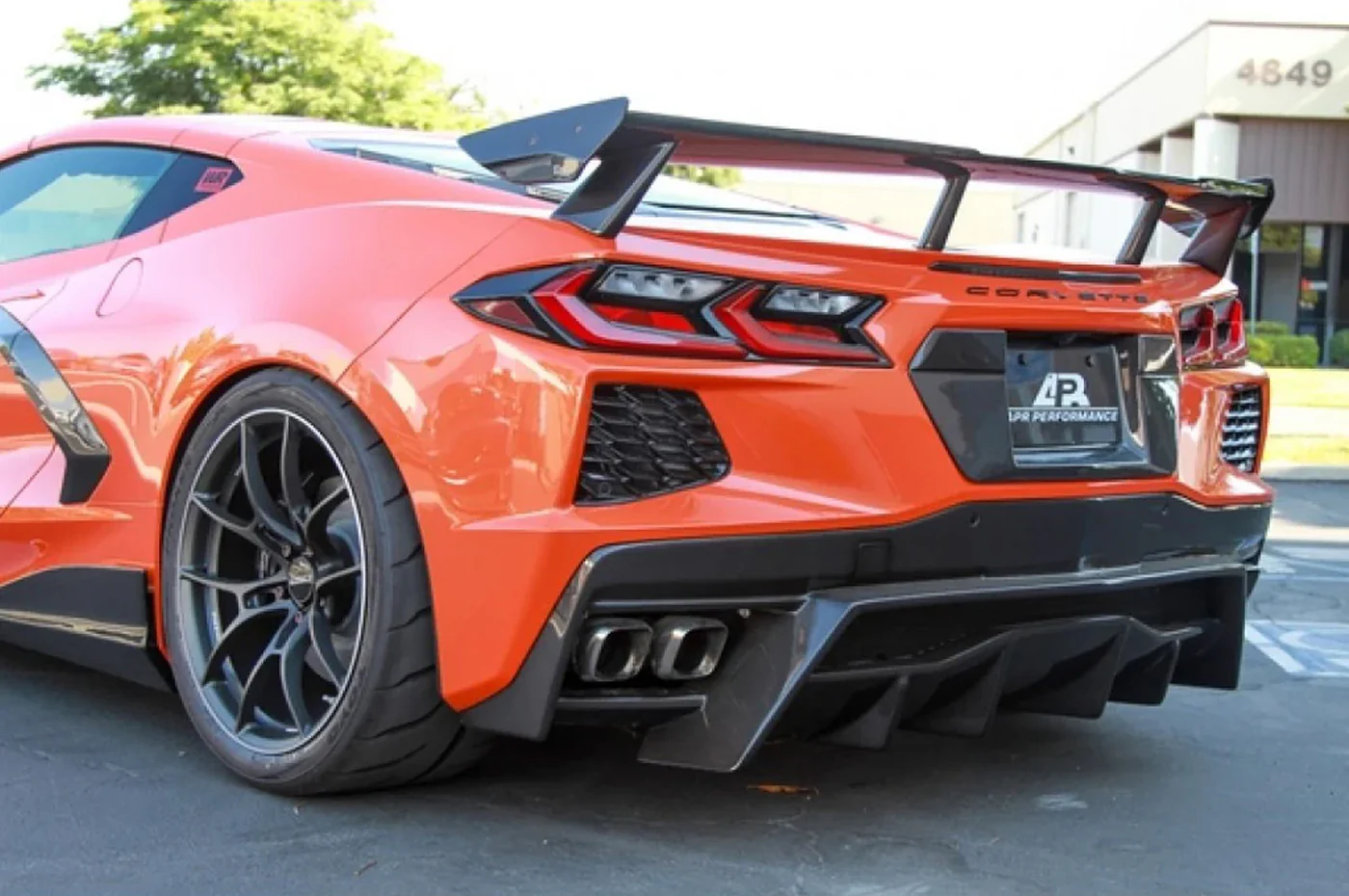 APR Carbon Rear High Wing for 2020+ Chevrolet Corvette C8 (AS-106800) - Image 5