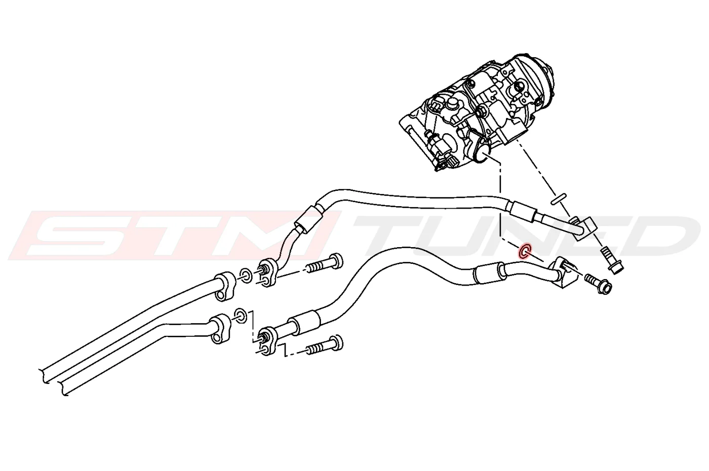 Audi OEM A/C Line Oring 23mm for R8 Huracan (8E0260749C) - Image 3