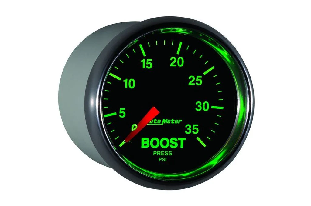 AutoMeter 52mm GS Boost Gauge, 0-35 PSI, Mechanical (3804) - Image 2