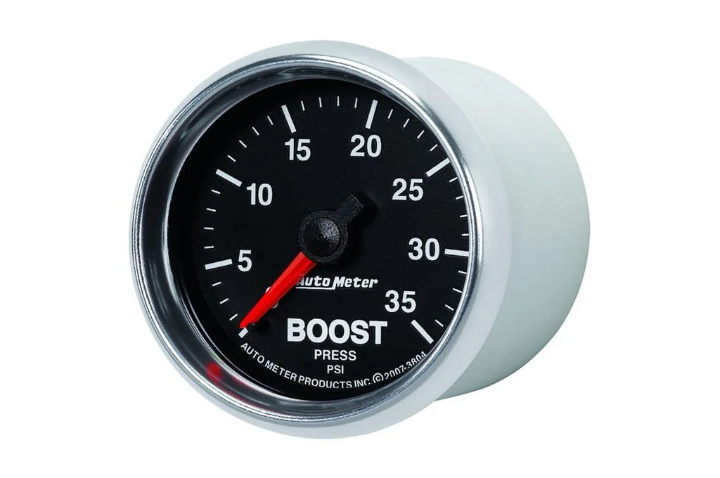 AutoMeter 52mm GS Boost Gauge, 0-35 PSI, Mechanical (3804) - Image 3