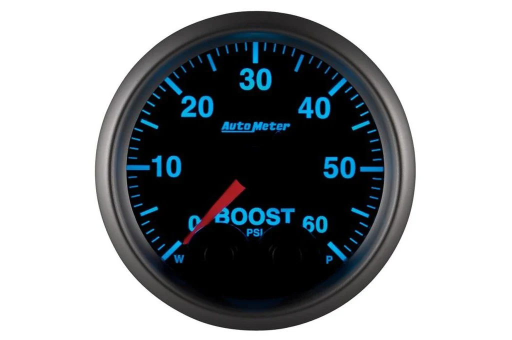 AutoMeter 52mm Elite Boost Gauge, 0-60 PSI, Stepper Motor (5670) - Image 3