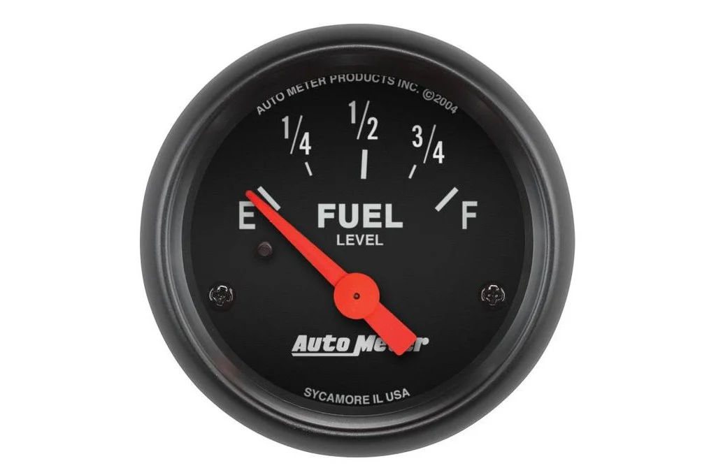 AutoMeter 52mm Z-Series Fuel Level Gauge, 240-33 Ω, Air-Core, SSE (2643)