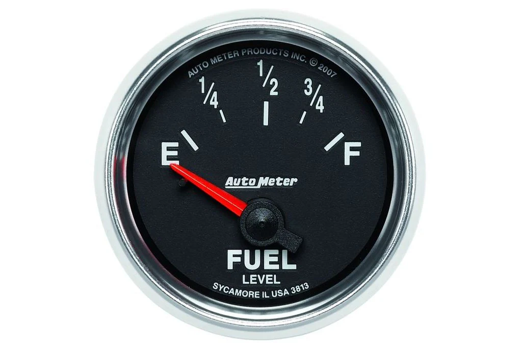 AutoMeter 52mm GS Fuel Level Gauge, 0-90 Ω, Air-Core, GM, SSE(3813)