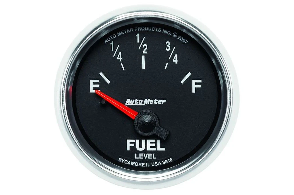 AutoMeter 52mm GS Fuel Level Gauge, 240-33 Ω, Air-Core, SSE (3816)
