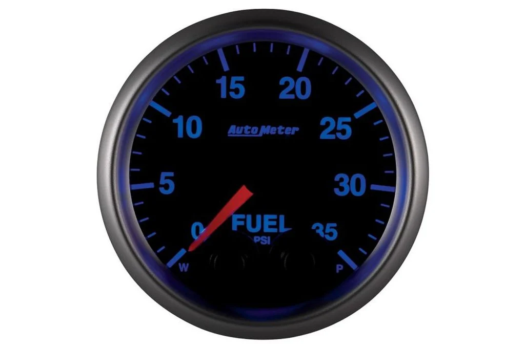 AutoMeter 52mm Elite Fuel Pressure Gauge, 0-35 PSI, Stepper Motor (5661)
