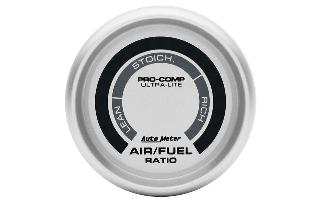 AutoMeter 52mm Ultra-Lite Narrowband Air/Fuel Ratio Gauge, Lean-Rich (4375)