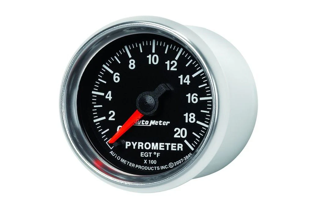 AutoMeter 52mm GS Pyrometer Gauge, 0-2000°F, Stepper Motor (3845) - Image 3