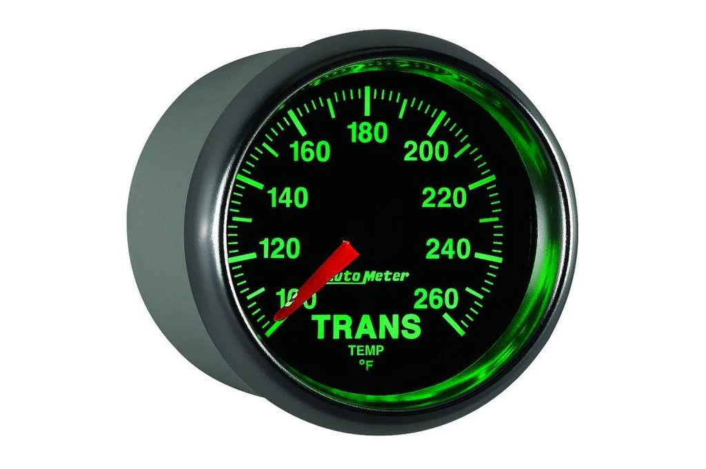AutoMeter 52mm GS Transmission Temperature Gauge, 100-260°F, Stepper Motor (3857) - Image 2