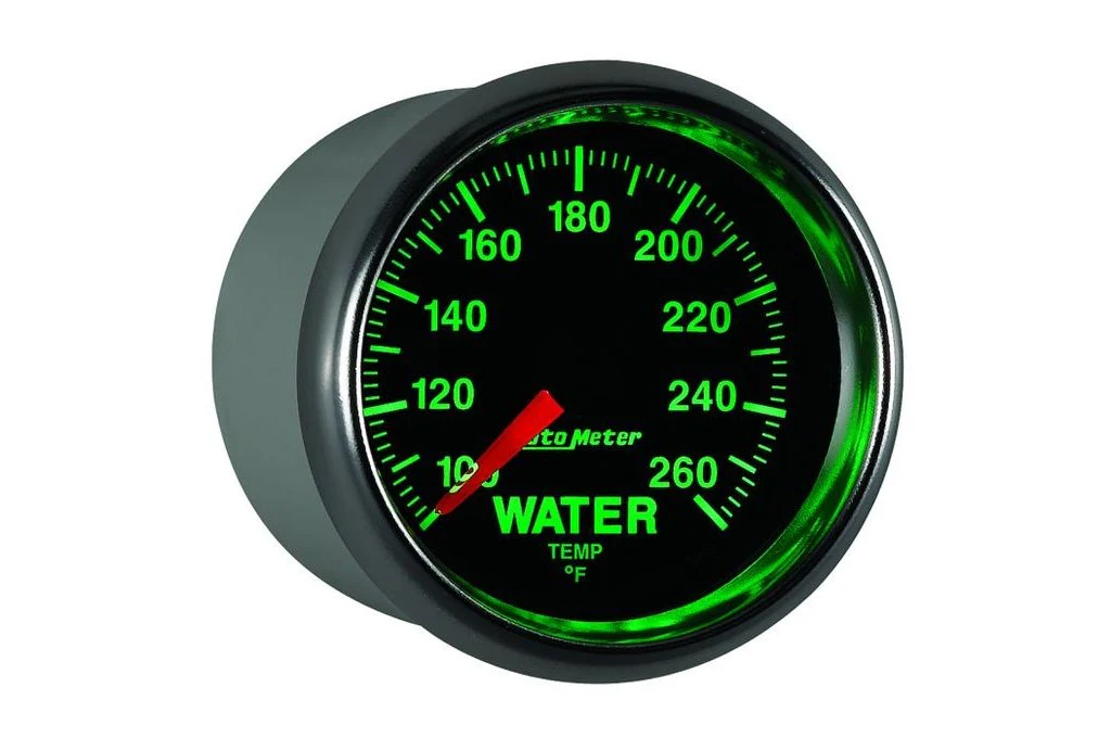 AutoMeter 52mm GS Water Temperature Gauge, 100-260°F, Stepper Motor (3855) - Image 2