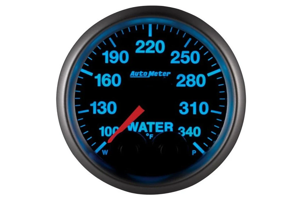AutoMeter 52mm Elite Water Temperature Gauge, 100-340°F, Stepper Motor (5655) - Image 3