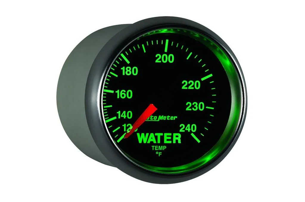 AutoMeter 52mm GS Water Temperature Gauge, 120-240°F, 6 Ft., Mechanical (3832) - Image 2