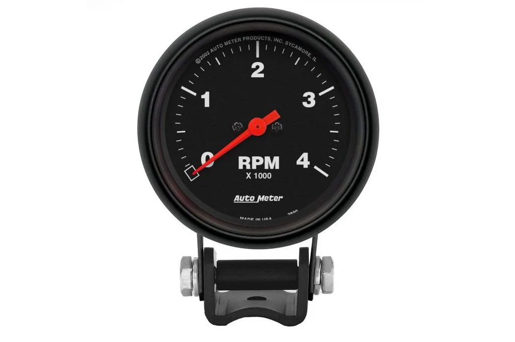 AutoMeter 2-5/8" Z-Series Pedestal Tachometer, 0-4,000 RPM (2890)