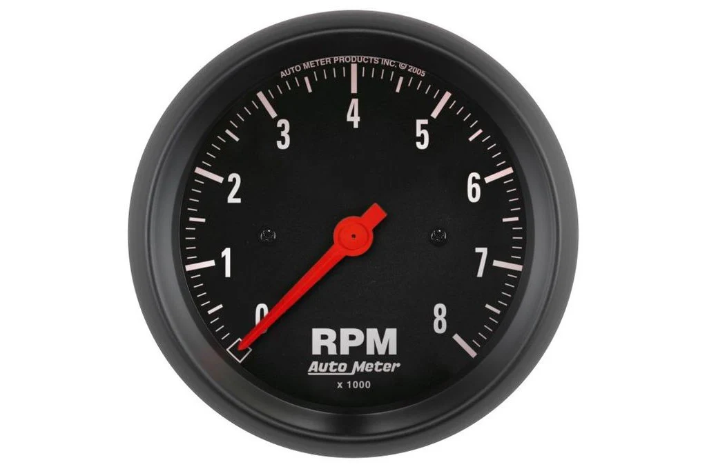 AutoMeter 3-3/8" Z-Series In-Dash Tachometer, 0-8,000 RPM (2699)