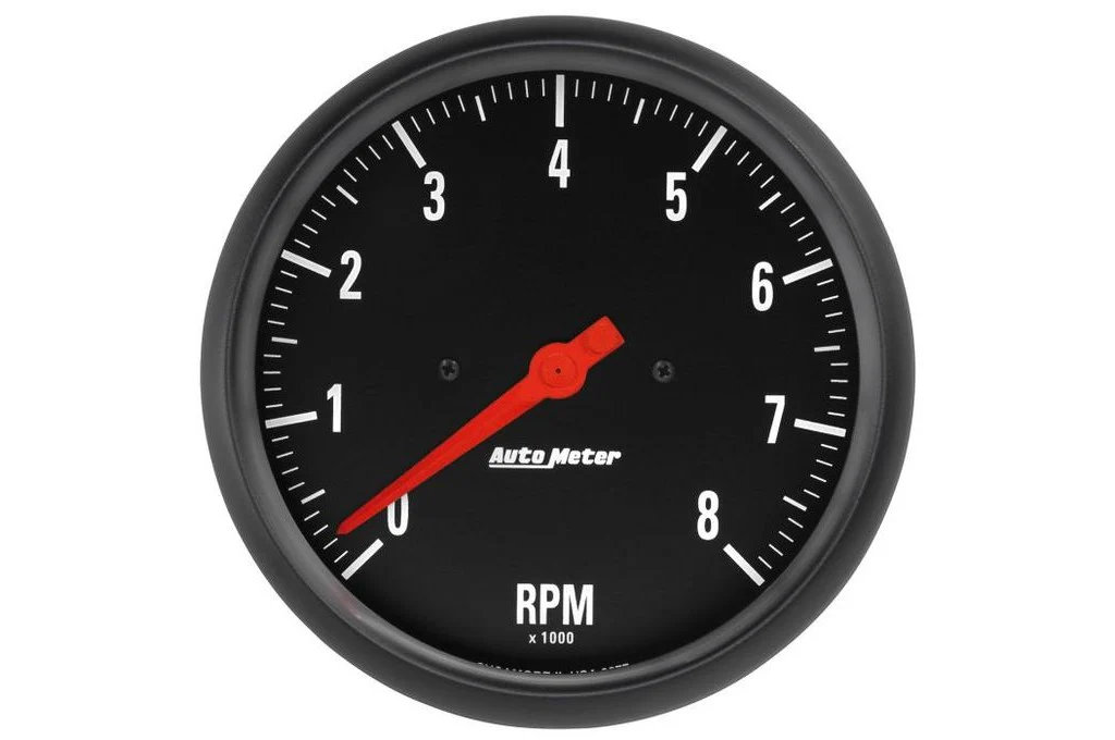 AutoMeter 5" Z-Series In-Dash Tachometer Gauge, 0-8,000 RPM (2677)