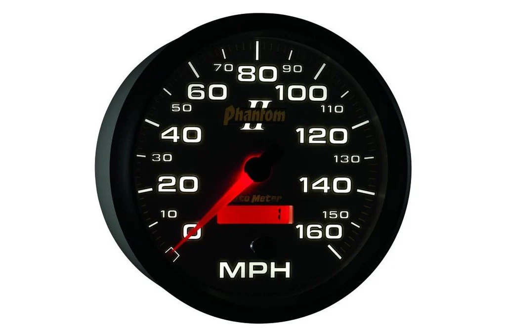 AutoMeter 5" Phantom II Speedometer, 0-160 MPH, Electric (7589) - Image 2