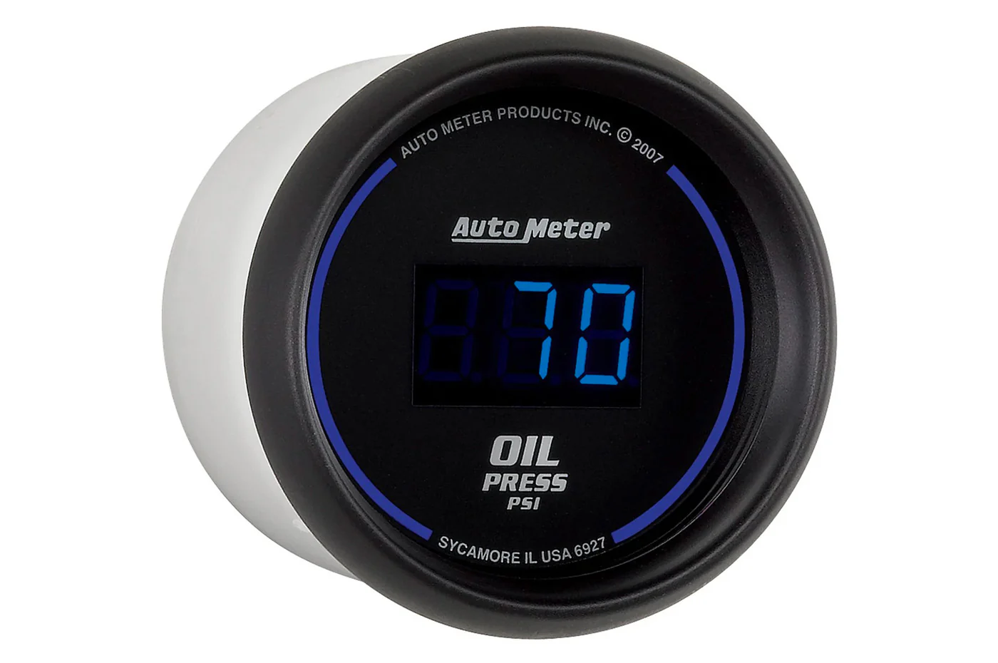 AutoMeter 52mm Cobalt Digital 5-100 PSI Oil Pressure Gauge (6927) - Image 3