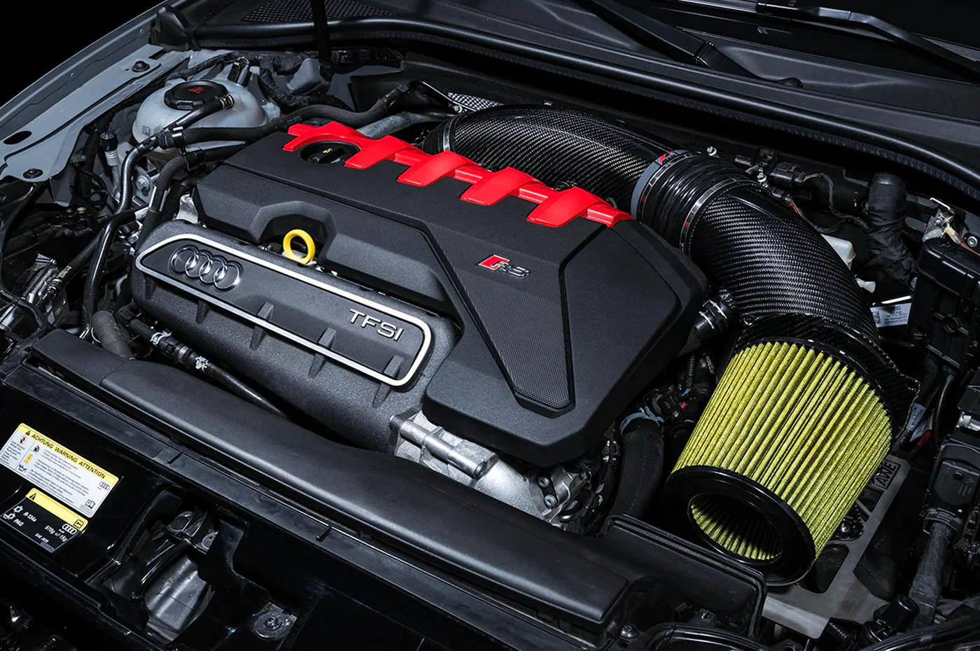 AWE 4.5" S-Flo Carbon Intake for 2017+ Audi RS3 (2660-15050/2660-15048) - Image 12