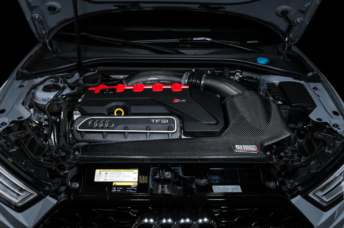 AWE 4.5" S-Flo Carbon Intake for 2017+ Audi RS3 (2660-15050/2660-15048) - Image 4