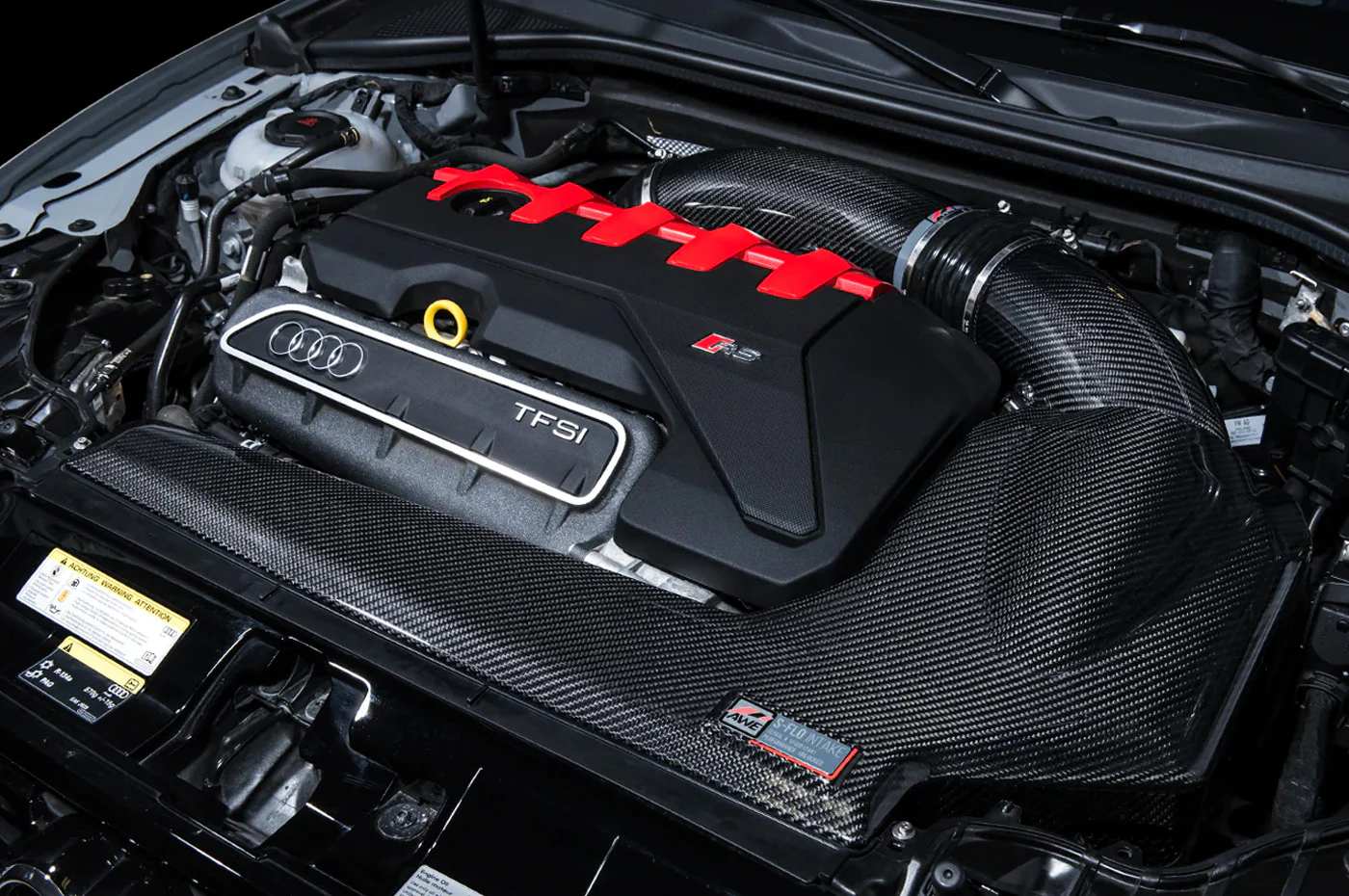 AWE 4.5" S-Flo Carbon Intake for 2017+ Audi RS3 (2660-15050/2660-15048) - Image 5